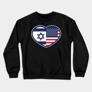 USA and Israel Crewneck Sweatshirt